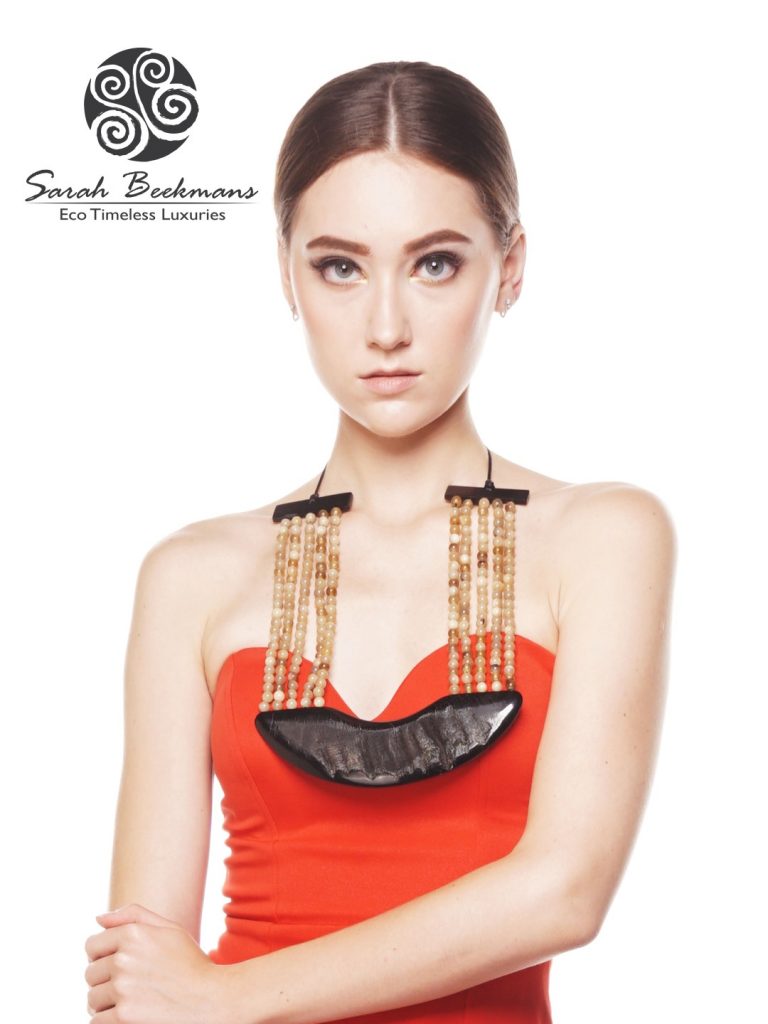 horn bead necklace poster 2 sarah beekmans