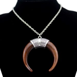 cresent horn pendant moon
