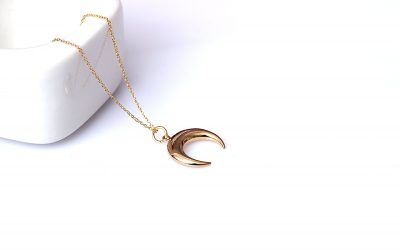 Crescent horn necklace and the meaning behind it