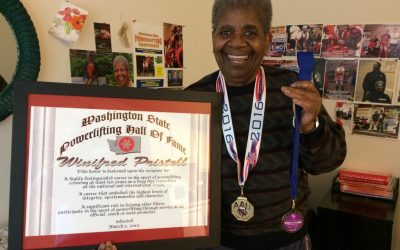 Winifred Pristell Professional Body Builder at age 72 years old